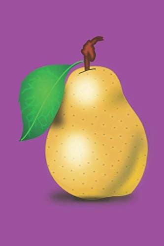 Pear Notebook: Squared Notebooks for Everybody, Sketch, Calculate, Drawing and Writing, (110 Pages, Squared, 6 x 9)(Fruity Notebooks)