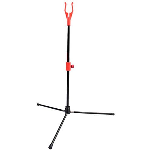 YLA Bow Stands Archery Bowstand Recurve Bow Holder Compound Bows Hanger Targets Shooting Hunting Outdoor RED