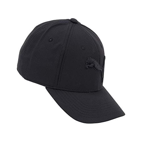 PUMA Evercat Dillon Stretch Fit Cap, Black, Large-X-Large