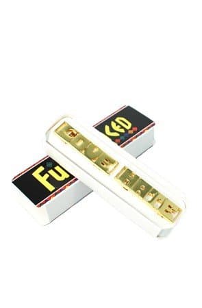 Fully Laced LOVE/HATE Lace Locks - Gold Lacelocks - Do The Right Thing