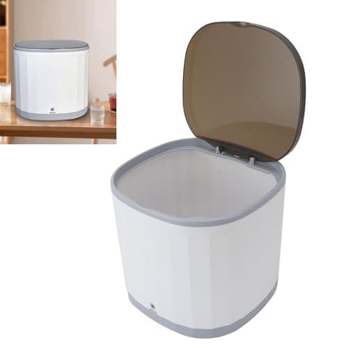 Mini Portable 360° Fully Automatic Dishwasher Tea Cup Washing Machine Home Office Study