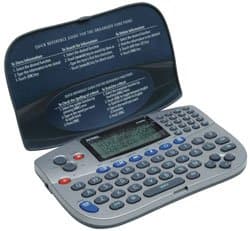 256KB 4-Line Electronic Organizer with Built-In Calculator