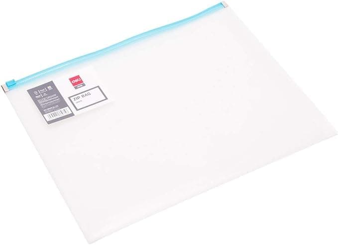 Deli A4 Size Zipper Bag