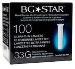 BG Star Ultra Thin Lancets 1x100 - 33g