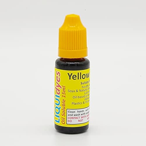 LiquiDyes ® - Liquid Candle Dyes 15ml Multiple Colours (Yellow)