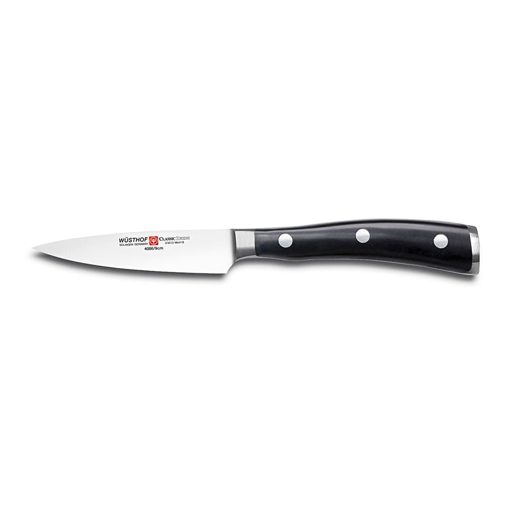 Classic IKON 3.5" Paring Knife, Black, Stainless