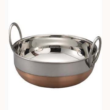 Kadai (Indian Wok) Copper Bottom 28cm