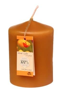 Beeswax Pillar Candle (6.8 x 9 cm, code: ST3)