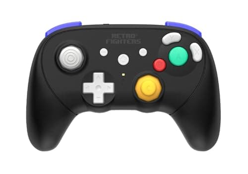 Retro Fighters BattlerGC Pro Series GameCube Controller Compatible with Switch/PC/GameCube - Black