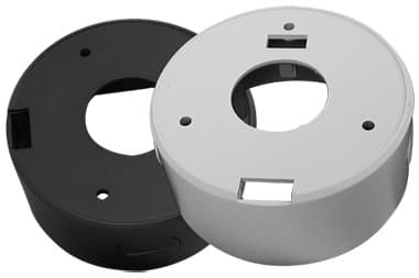 JBOX CCTV for Most 24IR Turret Dome Camera Base Universal Junction Box for Conduit and Hidden Wiring in Charcoal Grey or Dark Gray