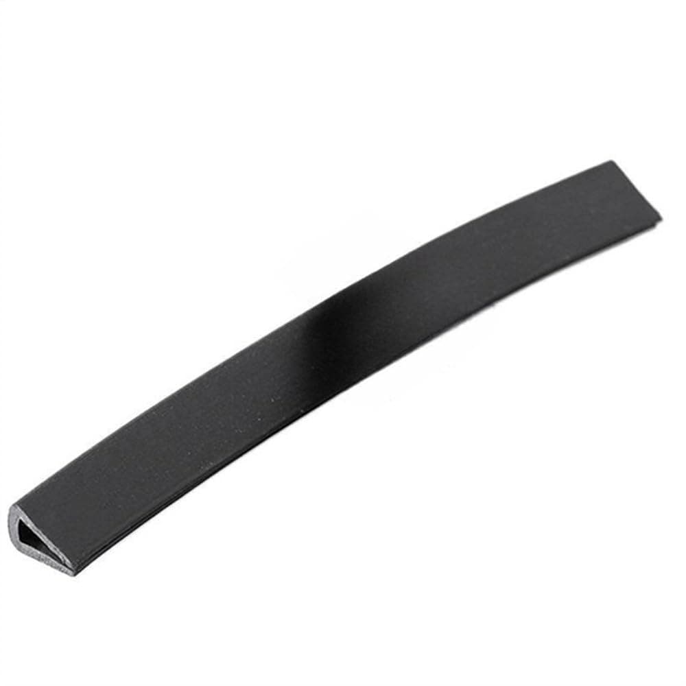 1/5M Flexible U Channel Edge Protector for Sheet Metal and Wood Panels - Black Rubber U-Shaped Trim(1X4X9MMX1M)