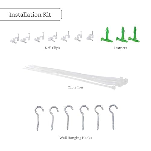 Amazon Brand - Solimo UV Stabilized HDPE Bird Net/Pigeon Net | 10x6 Ft | Clips & Tying Ropes Included (White)