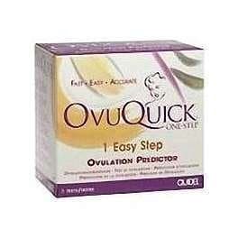 9 test OVUQUICK 1 step Ovulation Predictor ref# 15101