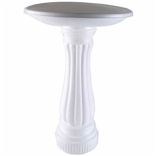 Union Products 61010 Round Bird Bath, White