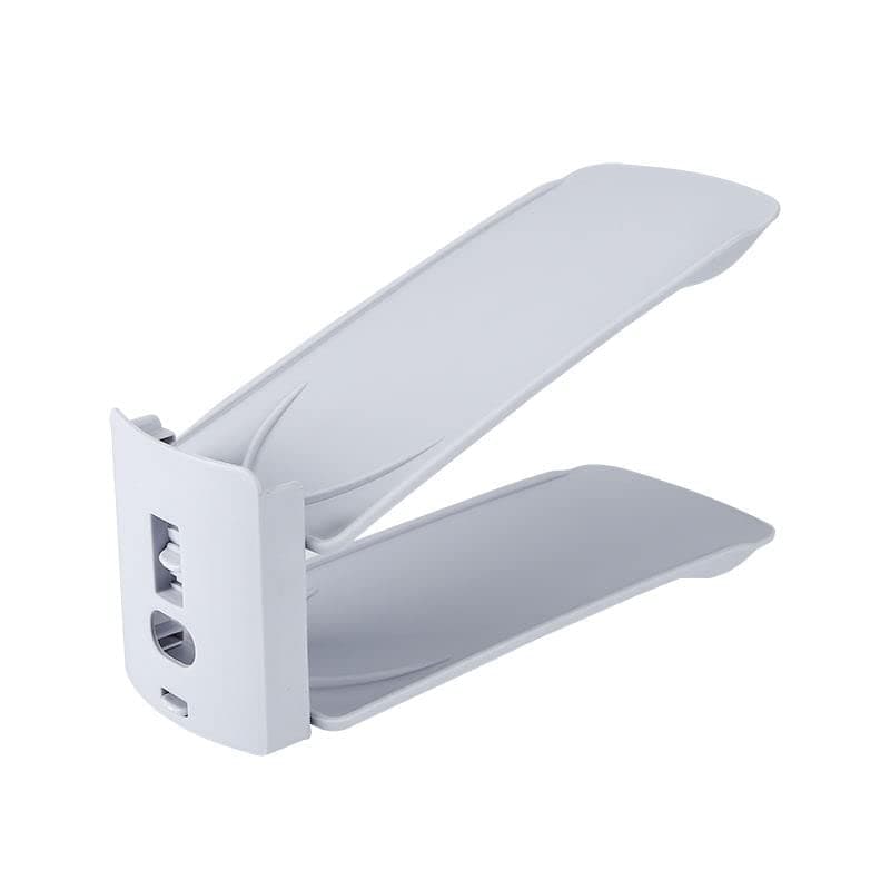 DLORKAN 2 Step Shoe Slots Organizer! No assembly required, double layer stack design saves 50% space, perfect for any closet