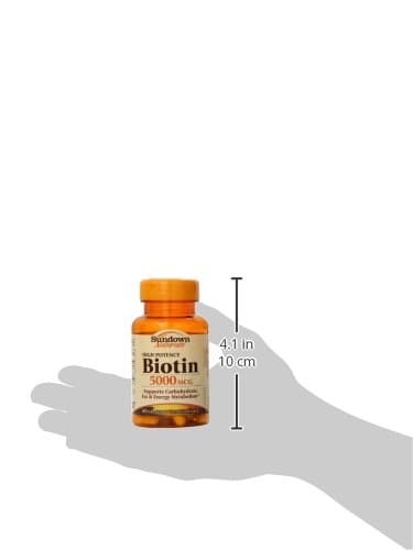 Sundown, Biotin 5000 Mcg Capsules, 60 ct