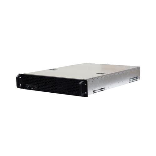 NORCO RPC-270 2u (black) rack-mountable case no power supply 1x5.25 8x3.5 w/ front usb connector & 80mm case fan x 4sliding rail not included!