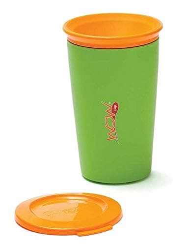 CUP - SPILL FREE DRINKING CUP - GREEN