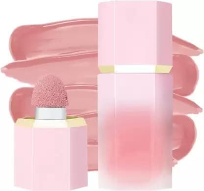 K.Y.L.Plus Matte Finish Liquid Blush Waterproof Blusher Soft Cream Makeup (PINK)
