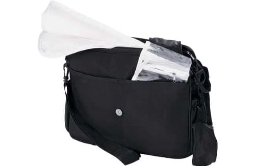 Clair de Lune All Seasons Pushchair Changing Bag - Black