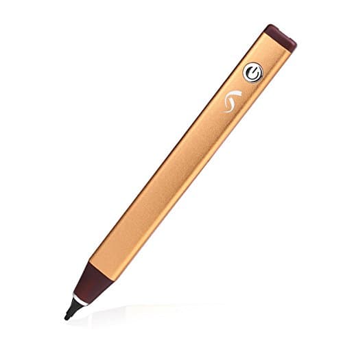 Fine Point Precision Stylus Pen, 0.07Inch Active Stylus Styli for Universal Touch Screens Devices Writing Drawing with Replacement Tip (Gold)
