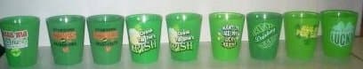 9 Saint Patrick's Day Shot Glasses