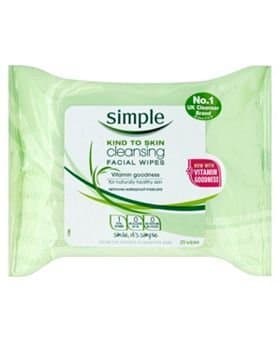 Simple Facial Cleansing Wipes 25