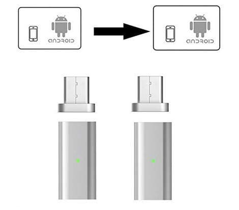 Micro USB to Magnetic Micro USB Adapter,GARAS Magnetic Adapter for Android Device(2packs)