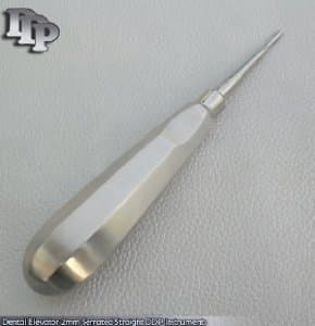Dental Elevator 2mm Serrated Straight DDP Instruments