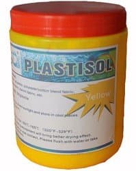 Plastisol Ink Screen Printing Oil-Based Ink (Yellow)