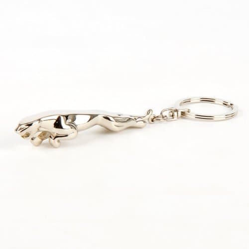 Jaguar Leopard shape Metal Key Ring Keychain Fob