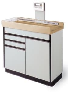 Pediatric Table, Digital Scale, color mushroom, Length, Width, Height: 43“ 24“ 368220