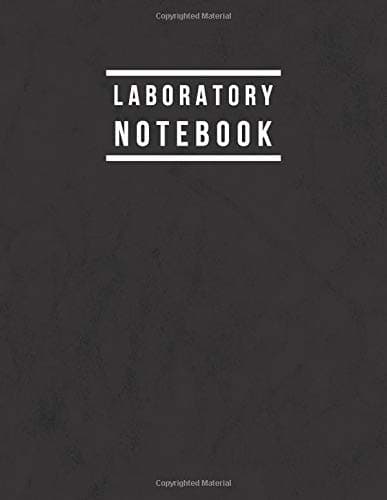 Laboratory Notebook: Lab Notebook Numbered Pages With Graph Paper and Table of Contents for Scientific Research and School | Laboratory Notebook Scientific Grid | 100 Pages | Vintage Black