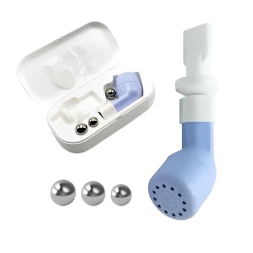 B-Arm Mucus Removal Device For COPD | Lungs Expander with 3 Resistance Balls and Filter | Mucus Clearance Device for Lung Cleanse | Mucus Extractor | Chest Phlegm Removal via Cough Stimulation