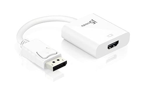 J5 Create Jda154 Display Port to HDMI Adapter Cable White