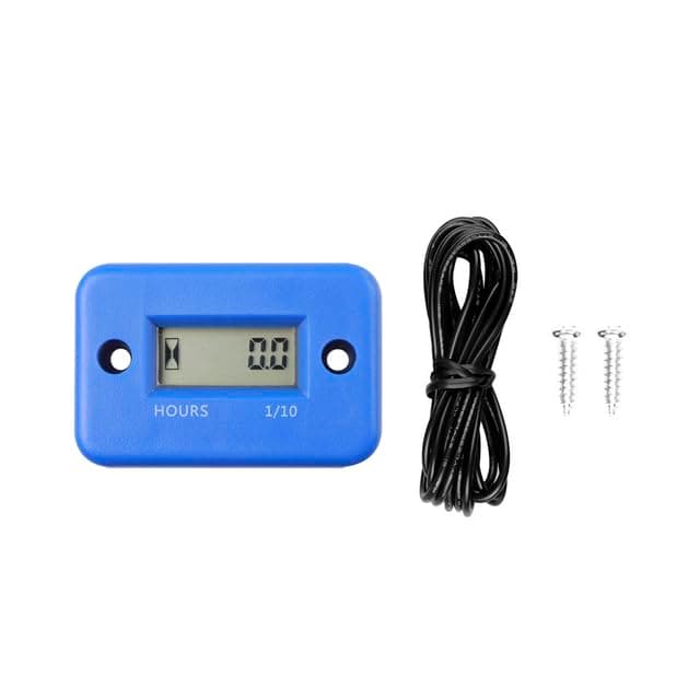 AEPRO - Digital Hour Meter Lcd Counter Atv Motorcycle Instruments For Km Counter Motorcycle Motorcycle Digital Speedometer (Blue)