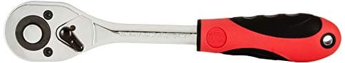 1715 Steel 1/2 Fixed Square Square Drive Ratchet Handle (Red And Silver),2550 x 470 Centimeters