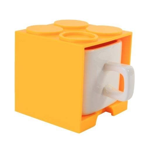 Gattola Large Ceramic Cube Mug, Yellow