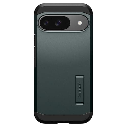 Spigen Tough Armor for Google Pixel 9 case Pixel 9 PRO case cover with Extreme Impact Foam - Abyss Green