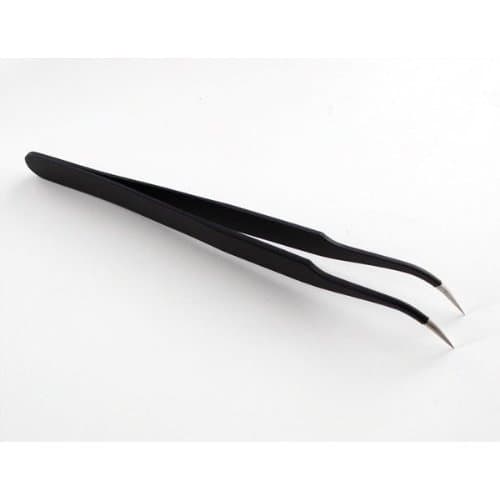 Curved Tweezers Precise Fine Tip by Lashes and Cosmetics