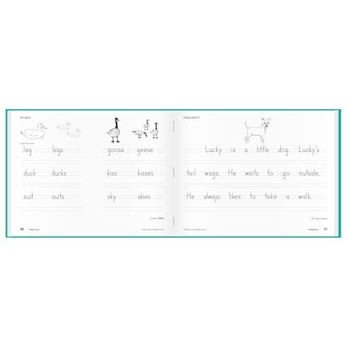 Learning Without Tears - Printing Power Student Workbook, Current Edition - Handwriting Without Tears Series - 2nd Grade Writing Book - Writing and Language Arts Lessons - for School or Home Use