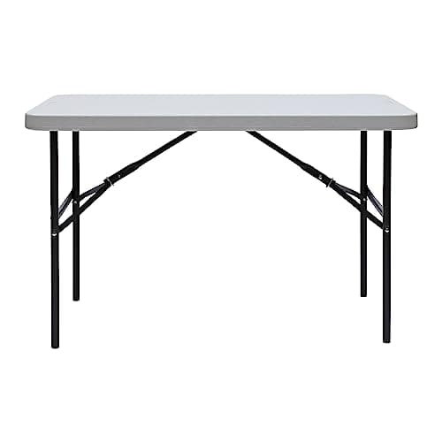 Iceberg 24" x 48" Folding Table, Platinum, IndestrucTable Too 500 Series