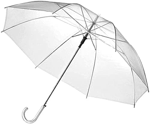 Sakar Versatile Clear Umbrella with Sturdy Design and Wind-Resistant Technology for Reliable Performance Wedding Style Rain Umbrellas For Outdoor Events Travel Photoshoot
