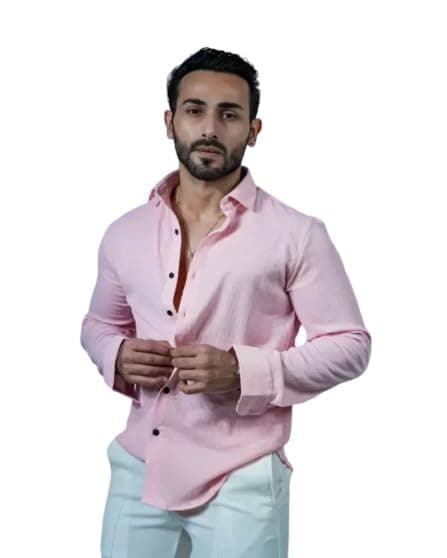 Classic Polycotton Solid Casual Shirts for Men (P-26050971-P)