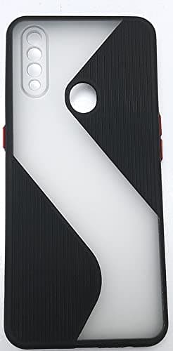 Ak Compatible Oppo A31 smok Zigzag Mobile Back Cover protectable Comfort Grip Rubber & Fibre