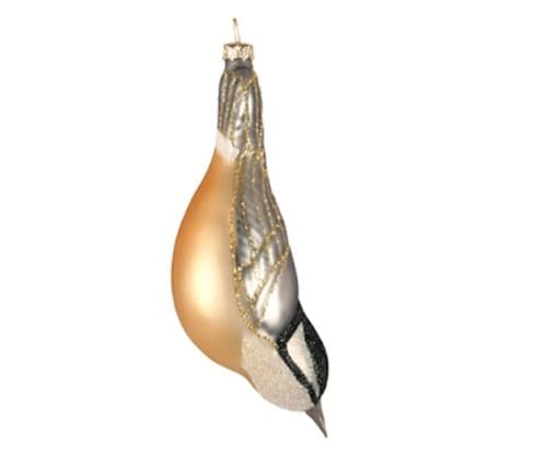 Cobane Studio LLC COBANEC392 Rose Breasted Nuthatch Ornament