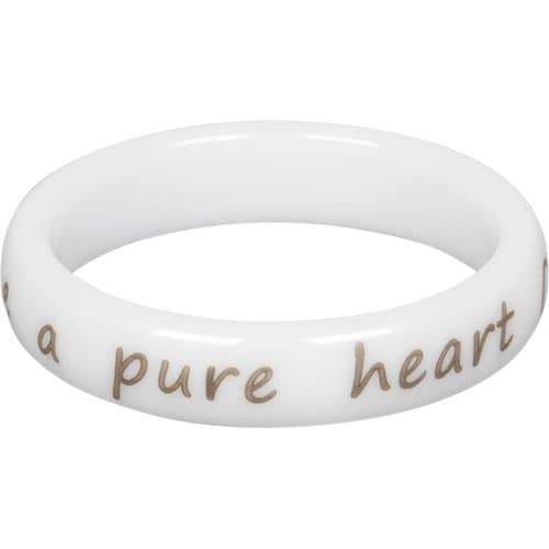 Cornerstone Jewelry Pure Heart White Ring