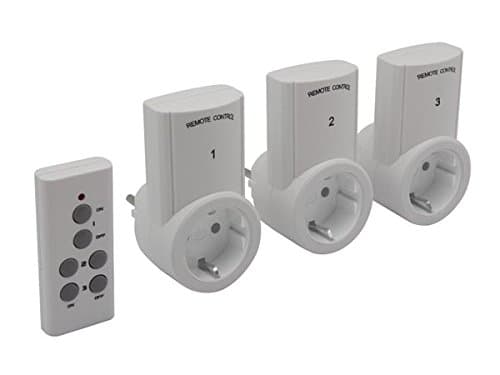 Perel 7500 3 N2 G Set With 3 Sockets and Remote Control (Pack of 4)