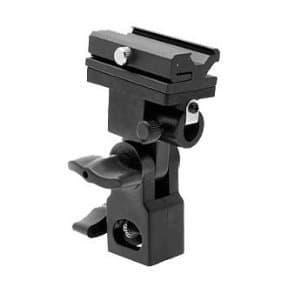 KAEZI Off Camera Hot Shoe Flash Swivel Flash Bracket Umbrella Holder Studio Tilting Bracket for Nikon Canon E430 E580 SB600 SB800 SB900