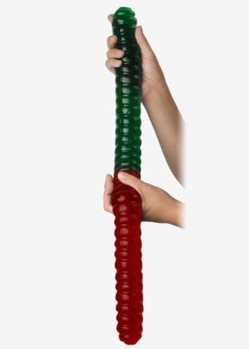 Meat Maniac World'S Largest Gummy Worm- Cherry/Apple